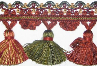 Stout Trim Apollo Tassel Fringe Rust